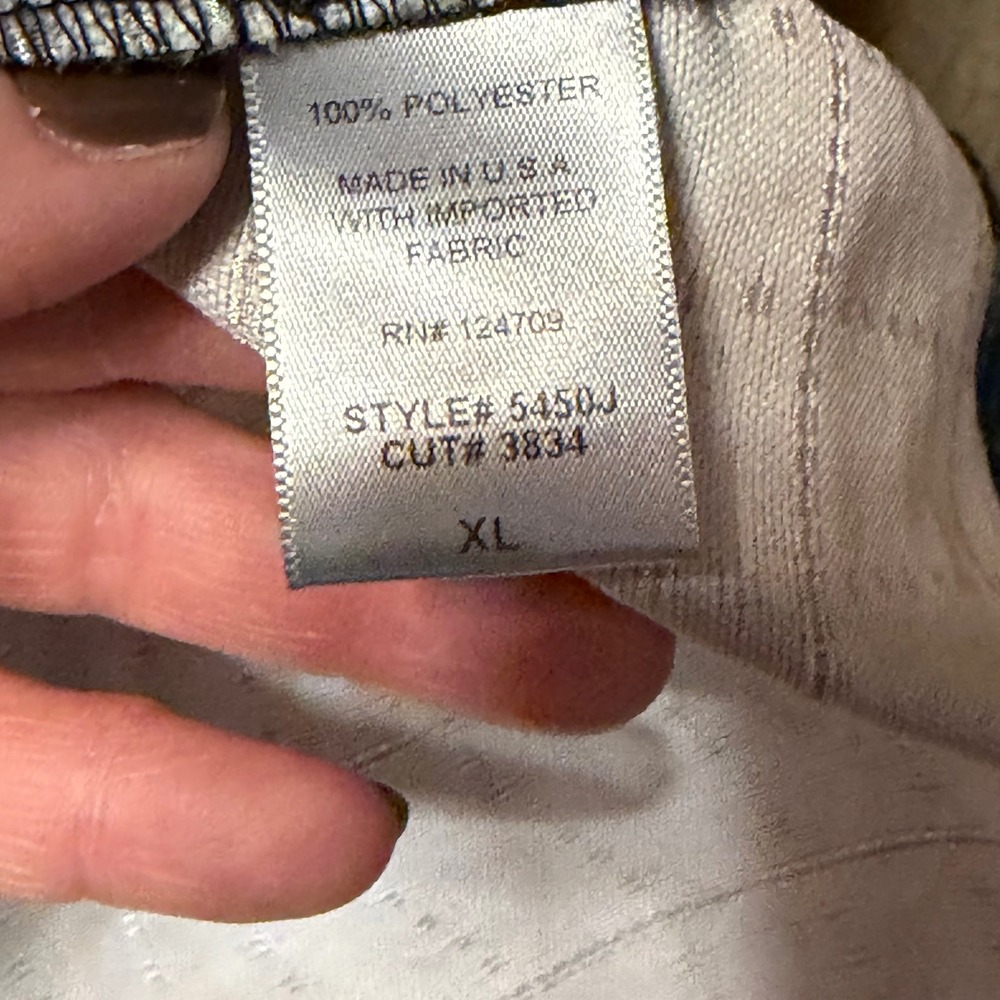 IC Collection Patchwork Floral Jacket XL Open Fro… - image 6